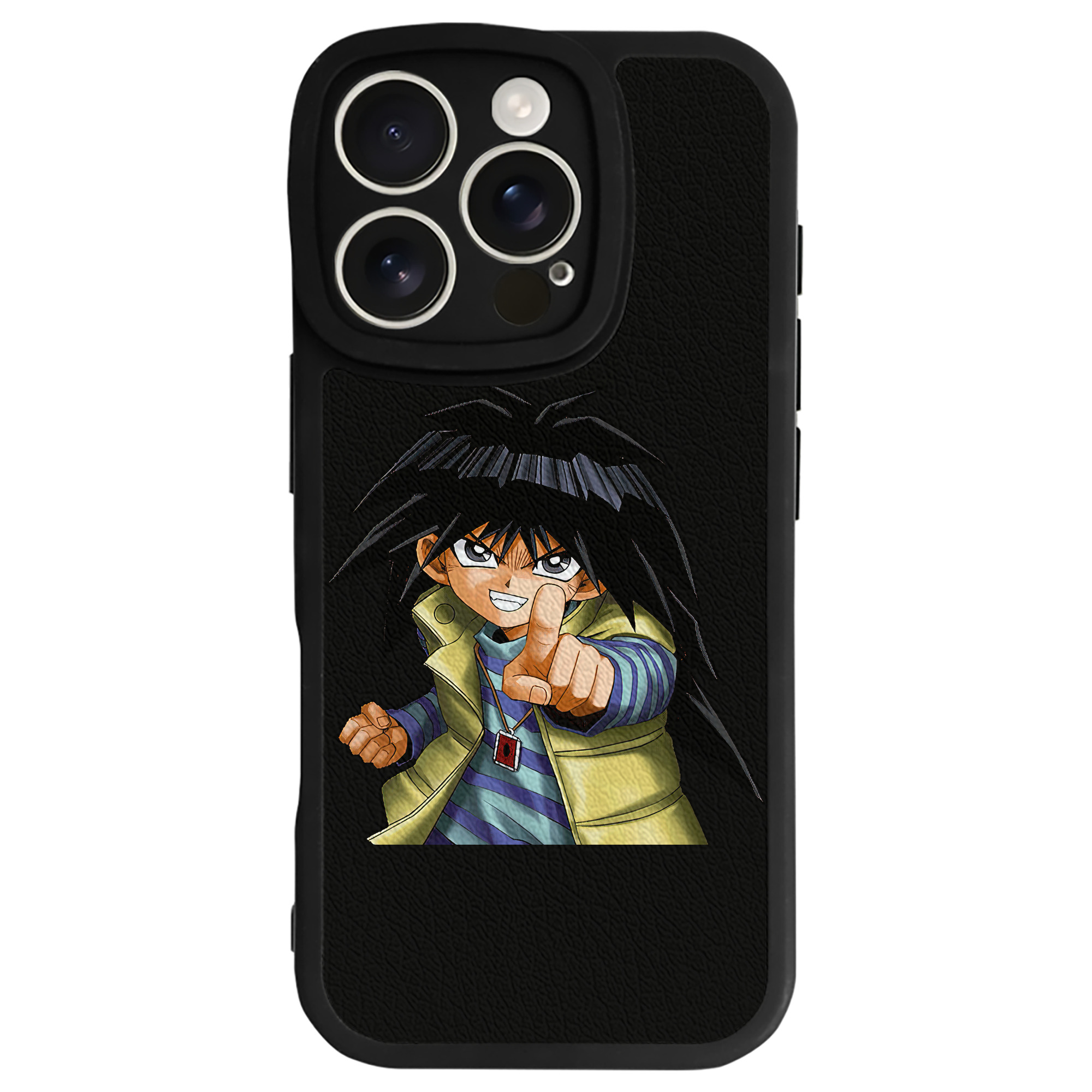 遊☆戯☆王 Yu-Gi-Oh! 【iPhone 16シリーズ対応】シリコンスマホケース（レザー調） 材質：シリコン